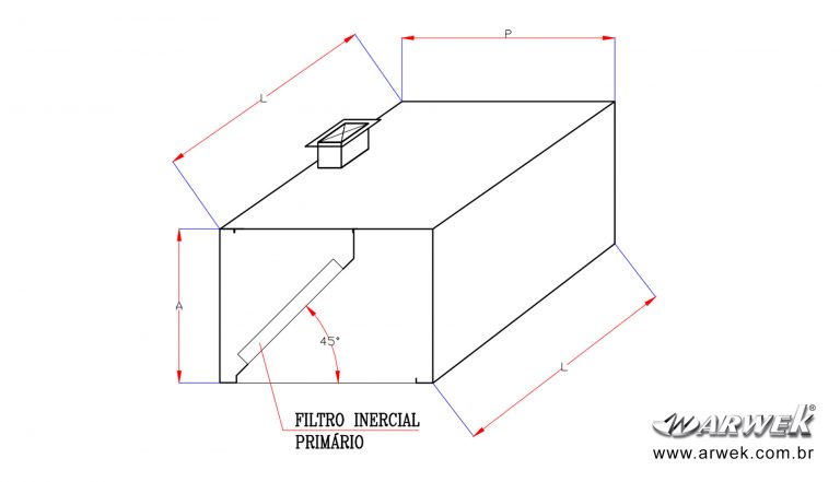 Leia mais sobre o artigo Coifa Industrial Convencional Modelo Caixote Parede – Larguras Pares