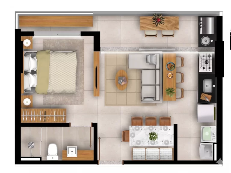 Leia mais sobre o artigo Apartamento Estúdio: Por que a Coifa Eletrostática é superior ao depurador comum?